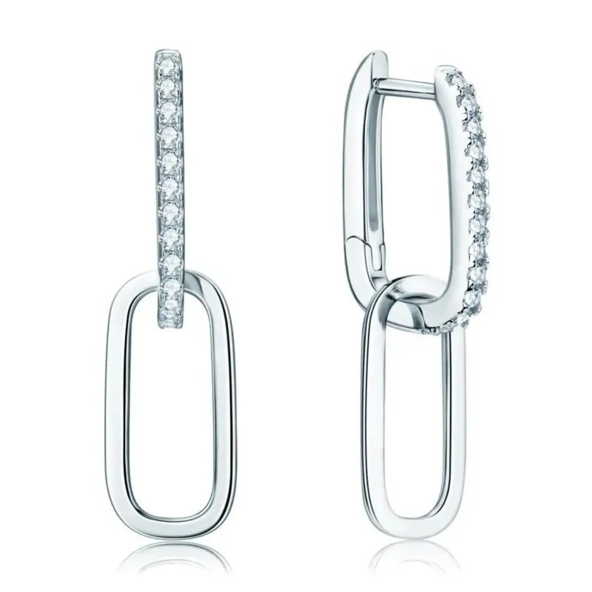 Chain Link Drop Earrings in 18K Gold-Plated Sterling Silver