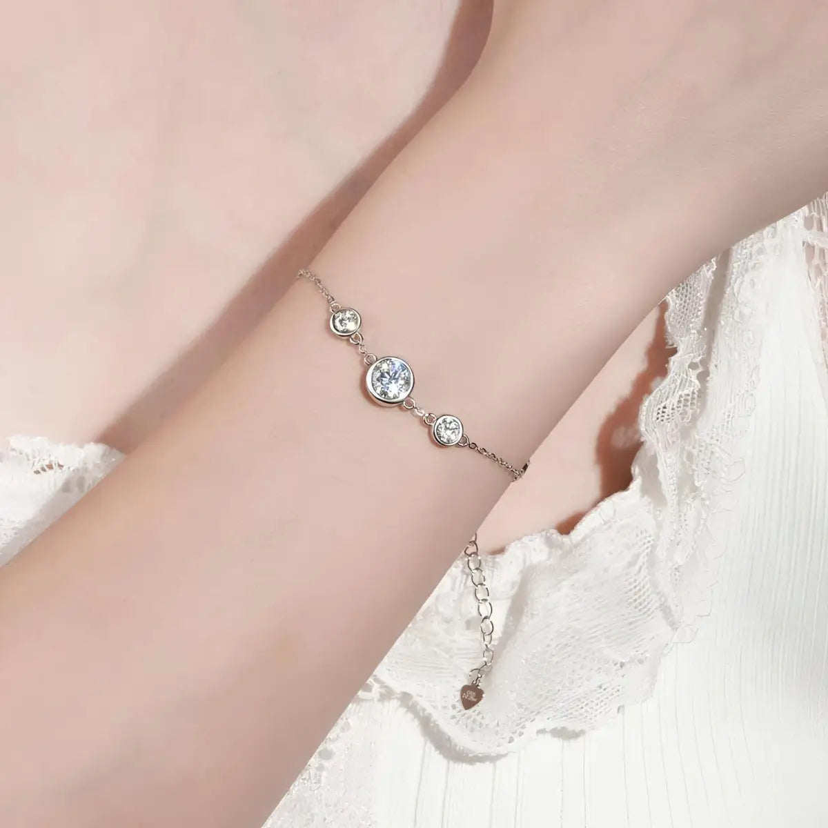 Dainty Sterling Silver Bracelet