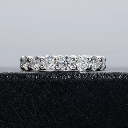 Moissanite Eternity Band Ring