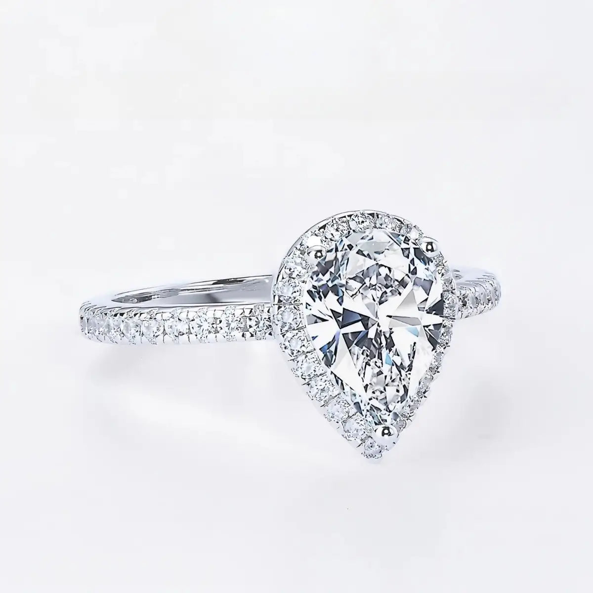 Pear Shaped Engagement Ring