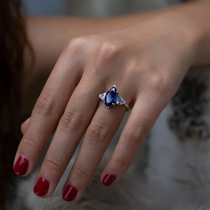 Sterling Silver Birthstone Ring